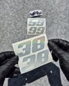 PRS31 Reflektif Numara Stickerı 2li Set