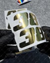 PRS32 Altın Seri Numara Stickerı 2li Set