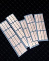 RFBK1 50 Parca Siyah Reflektif Serit Seti