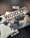 RFBK11 Siyah Reflektif World Crosser (Dunyayi Gezen) Etiketi