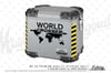RFBK11 Siyah Reflektif World Crosser (Dunyayi Gezen) Etiketi