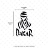 RFBK29 Siyah Reflektif Dakar Etiketi