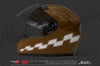 RFBK7 Siyah Reflektif Kask Seridi V1