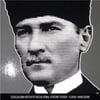 RFHLM106 Ozel Seri - Cizgi Calismali Reflektif Gazi Mustafa Kemal Etiketi - Buyuk Boy