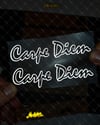 RFHLM110 Carpe Diem Yazili Etiket Seti