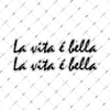RFHLM111 La Vite e Bella Yazili Etiket Seti