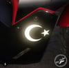 RFHLM13 Reflektif Ay Yildiz Etiketi