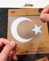 RFHLM13 Reflektif Ay Yildiz Etiketi