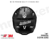 RFHLM130 Reflektif Snowboarding Yazisi Ve Kurukafa Etiketi