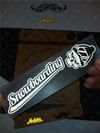 RFHLM130 Reflektif Snowboarding Yazisi Ve Kurukafa Etiketi