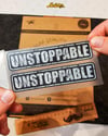 RFHLM134 Reflektif Durdurulamaz (Unstoppable) Yazili Etiket 2'li Set