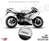 RFHLM134 Reflektif Durdurulamaz (Unstoppable) Yazili Etiket 2'li Set