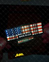 RFHLM143 Reflektif Made In USA (Amerika) Yazili Barkod Etiketi 2 li Set
