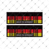 RFHLM144 Reflektif Made In Germany Yazili Barkod Etiketi 2 li Set