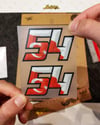 RFHLM157 Reflektif 54 Numara Etiketi 2 li Set