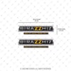 RFHLM163 Reflektif Biraz Hiz Yazili Etiket 2li Set