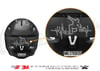 RFHLM165 Reflektif Snowboard Temali Kalp Ritmi Etiketi