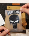 RFHLM172 Reflektif Veteran SS Kurukafa Etiketi