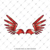 RFHLM174 Reflektif Ay Yildiz Desenli Kartal Etiketi - 2li Simetrik Set