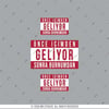 RFHLM194 V2 Once Icimden Geliyor Yazili Etiket Seti