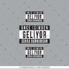 RFHLM194 V2 Once Icimden Geliyor Yazili Etiket Seti