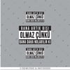 RFHLM199 V2 Bana Bisi Olmaz Yazili Etiket Seti