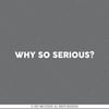 RFHLM221 Reflektif Why So Serious Yazili Kask Vizoru Etiketi