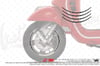 RFHLM230 OZEL SERI Vespa Uyumlu Reflektif Racing Edition Yazili Jant Etiketi- kili Set
