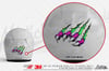 RFHLM234 Reflektif Pence İzi Etiketi Mor Yesil Renk