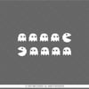 RFHLM242 Reflektif Pac Man