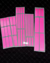 RFHLM269 Reflektif Pembe Şerit Seti 47 Parça