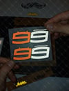 RFHLM50 Reflektif Lorenzo 99 Etiket Seti - 2'li Set