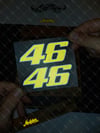 RFHLM51 Reflektif Rossi 46 Etiket Seti - 2'li Set