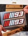 RFHLM53 Reflektif Marquez MM93 Etiketi - 2'li Set