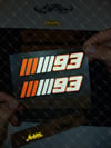 RFHLM53 Reflektif Marquez MM93 Etiketi - 2'li Set
