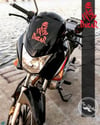 RFHLM56 Reflektif Dakar Etiketi - Kirmizi Renk