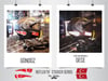 RFHLM64 Reflektif Ay Yildiz Etiketi - Simetrik 2li Set