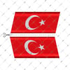 RFHLM64 Reflektif Ay Yildiz Etiketi - Simetrik 2li Set