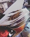 RFHLM76 Yirtik Metal Desenli 299 Km/h Gosterge Etiketi