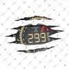 RFHLM76 Yirtik Metal Desenli 299 Km/h Gosterge Etiketi