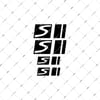 RFHLM81 Vespa Jant Sticker Seti - 2 ad Jant Ici, 2 ad Jant Uzeri