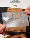 RFHLM86 Reflektif Kalp Ritm Etiketi