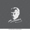 RFHLM91 Reflektif Kemal Ataturk Silueti - Buyuk Boy