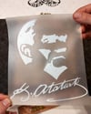 RFHLM92 Reflektif Kemal Ataturk Silueti - Buyuk Boy