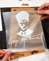 RFHLM94 Reflektif Gazi Mustafa Kemal Silueti - Buyuk Boy