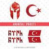 RFHLMBDL5 Reflektif Ay Yildiz Seti