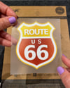 ROU1 Route 66 Etiketi
