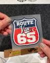 ROUP77 Route Van 65 Etiketi