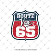 ROUP77 Route Van 65 Etiketi