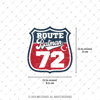 ROUP84 Route Batman 72 Etiketi